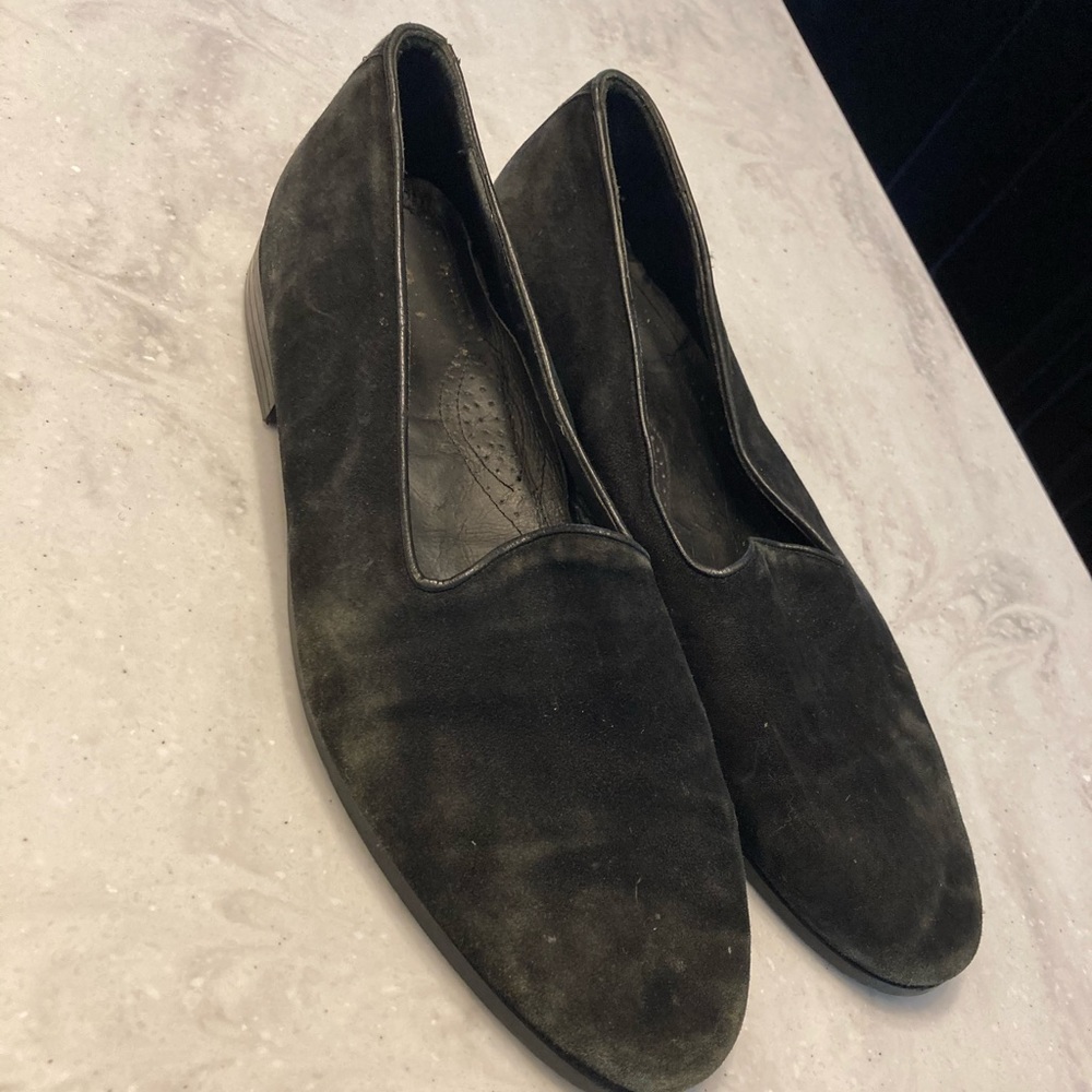 Black Suede Formal Shoes size 11